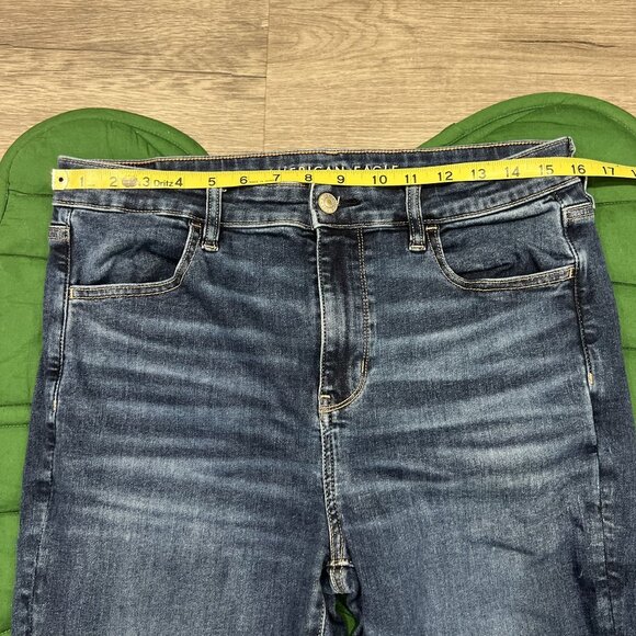 American Eagle Womens Petite 14 Short High Rise Jegging Next Level Stretch - Picture 8 of 12